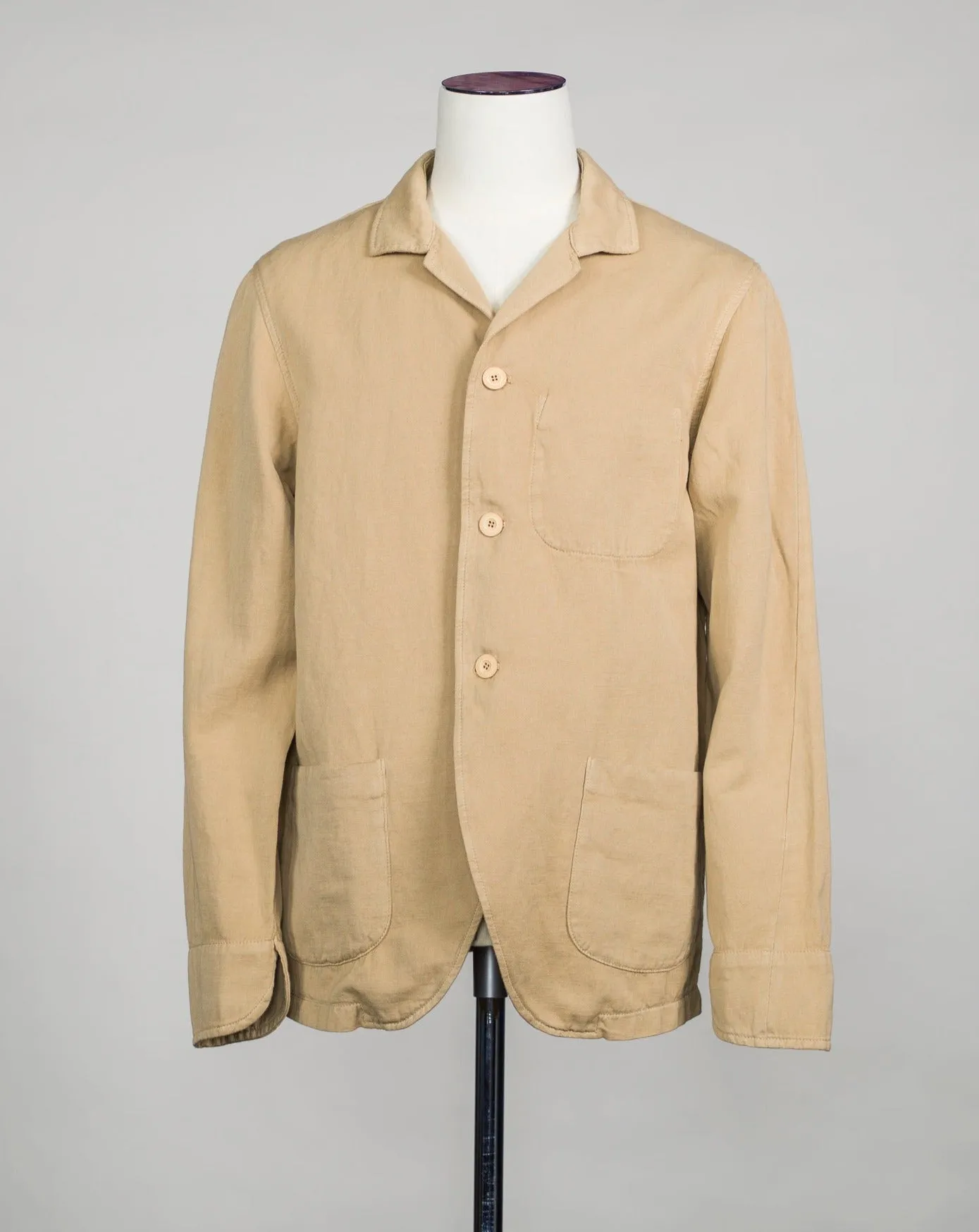 C.O.F. Studio Cotton & Linen Painter Jacket / Khaki