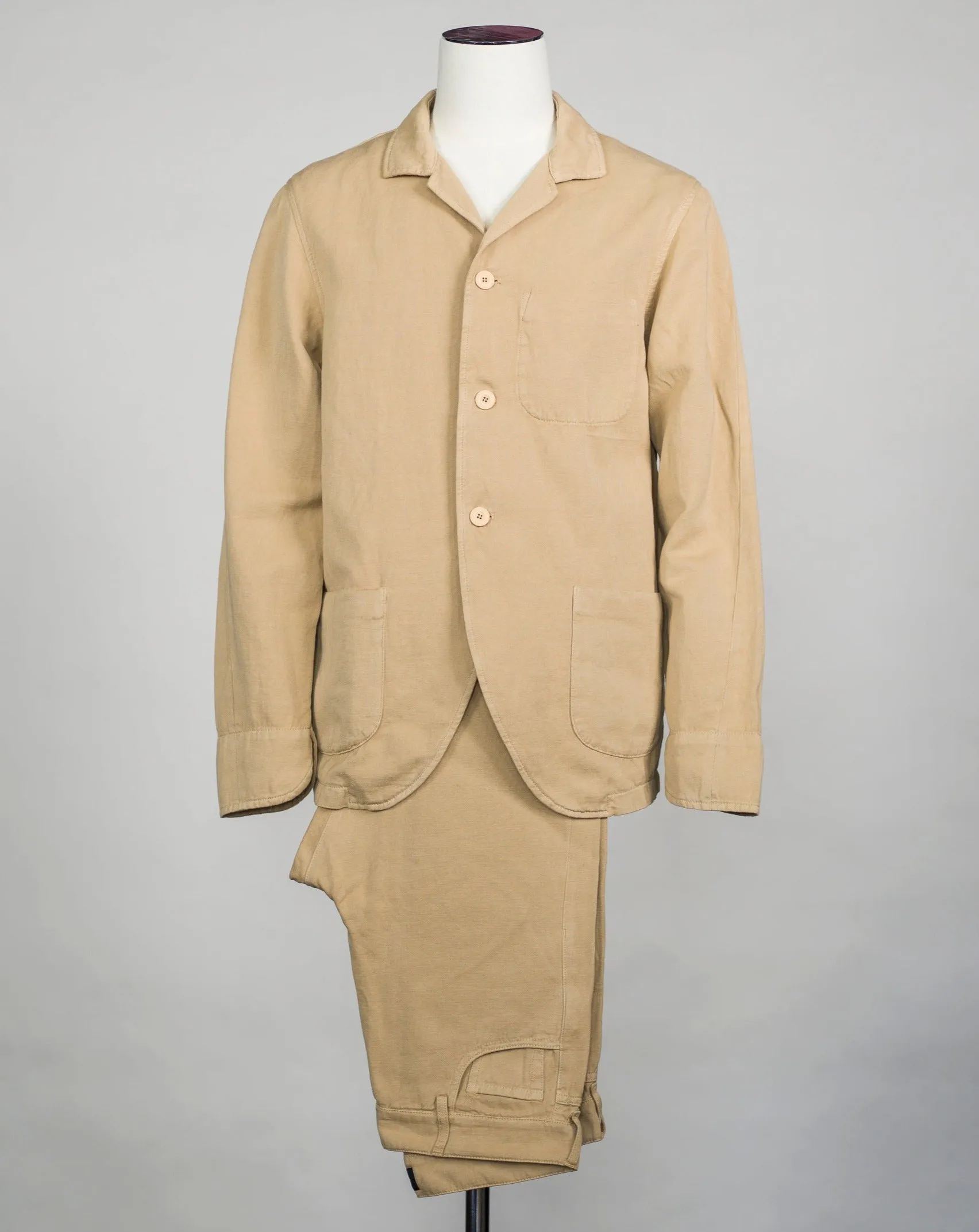 C.O.F. Studio Cotton & Linen Painter Jacket / Khaki