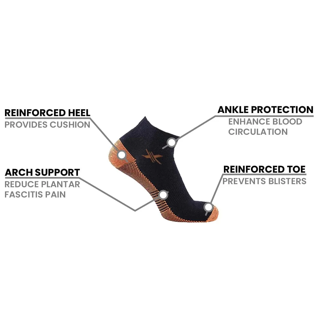 Copper-Infused Ankle Socks (6-Pairs)