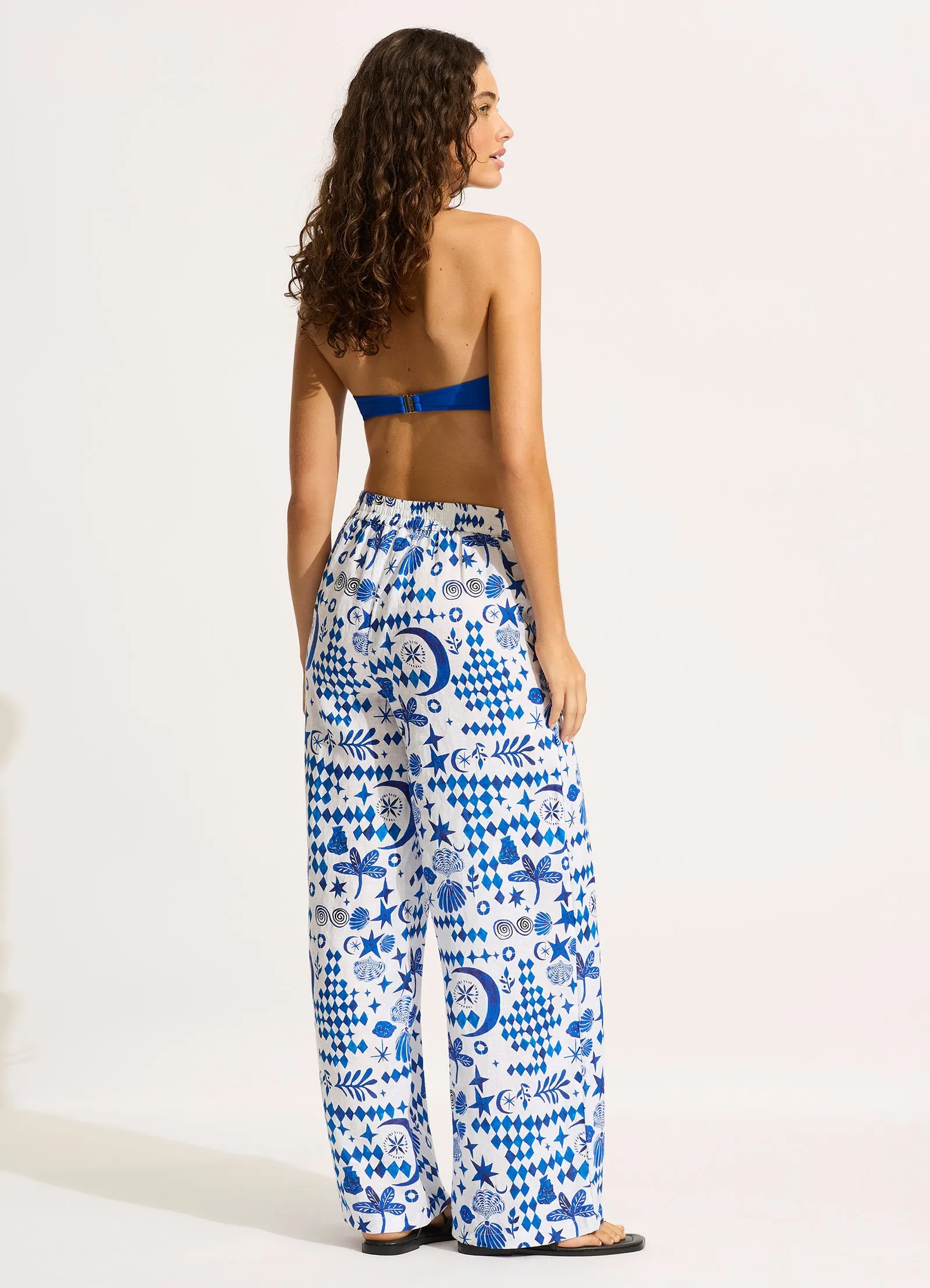 Corfu Pant - Azure