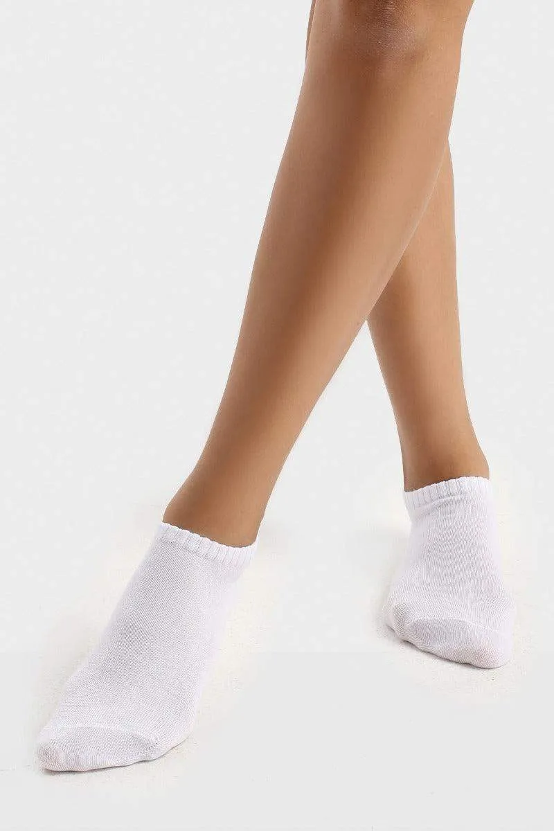 Cotton Ankle Socks - 5 Pairs