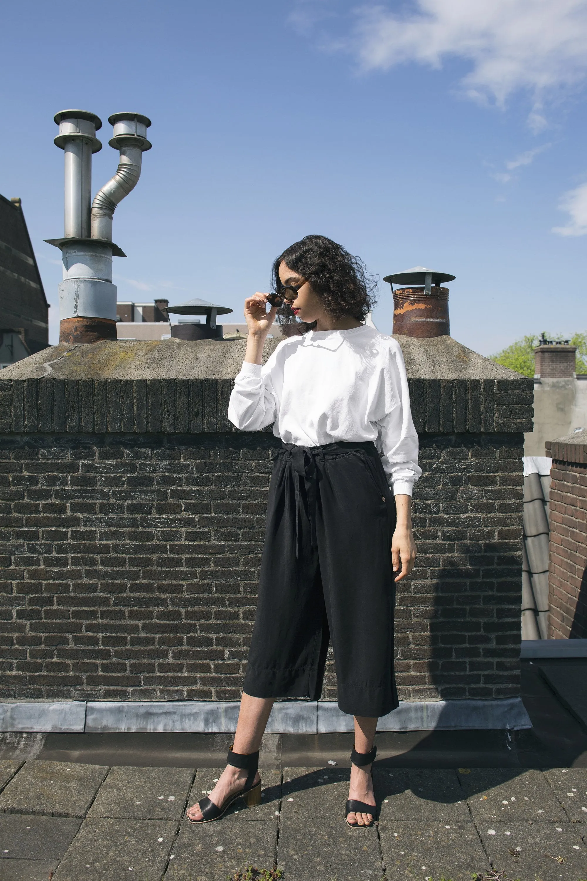 culotte pants black <br> by Friday's Project