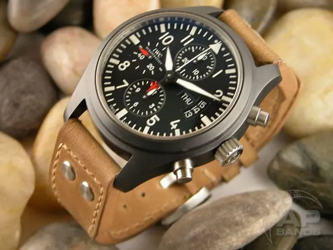 Decantare Naturale Limited Edition Strap For IWC Big Pilot Deployant Buckle