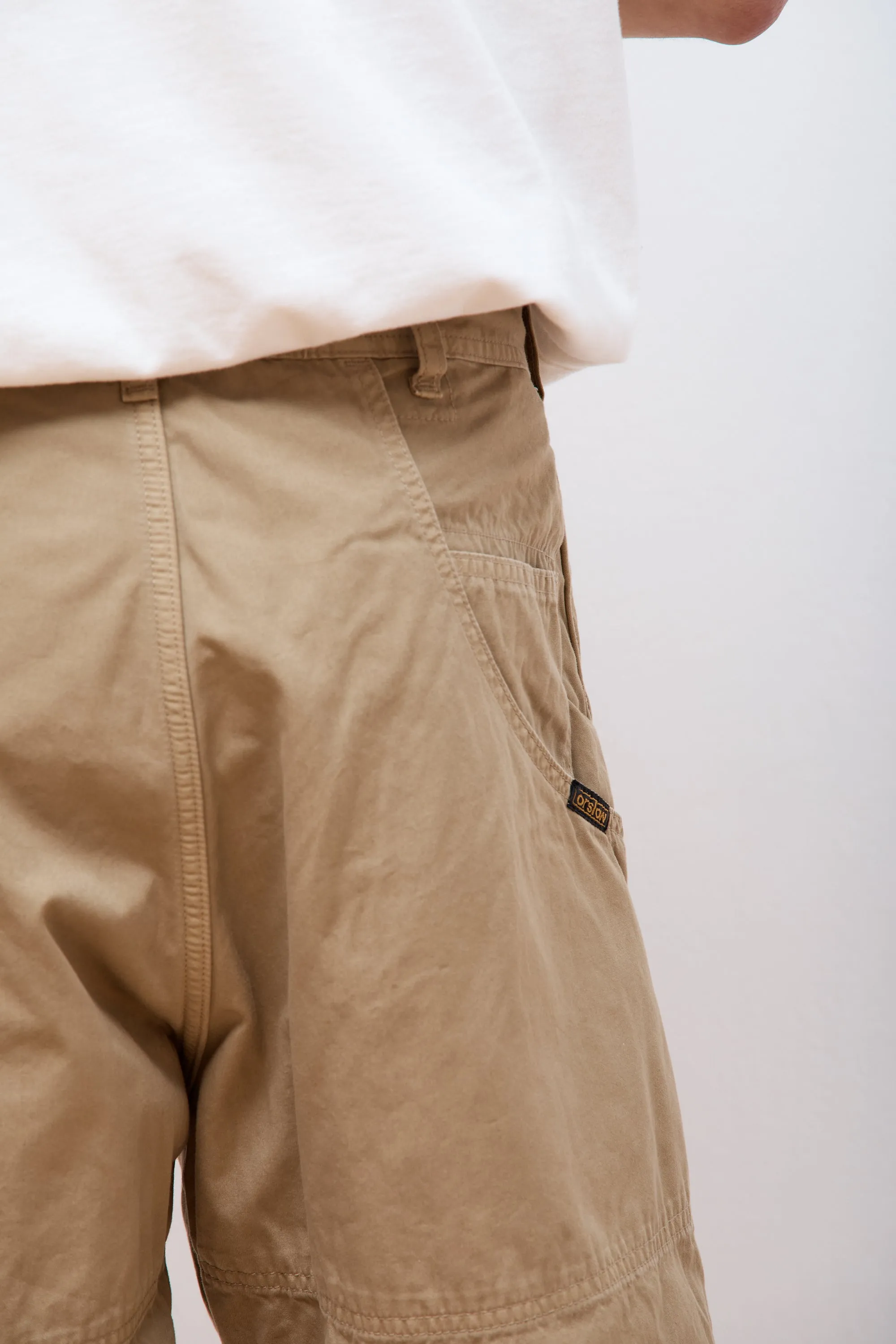 Double Knee Utility Work Pants Khaki