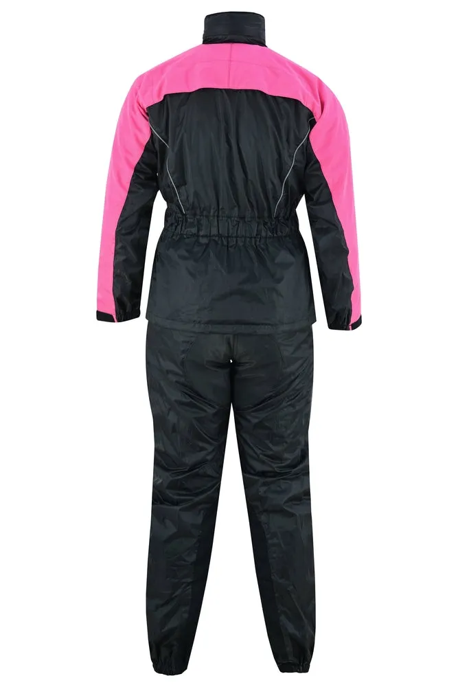 DS598PK Women's Rain Suit (Hot Pink)