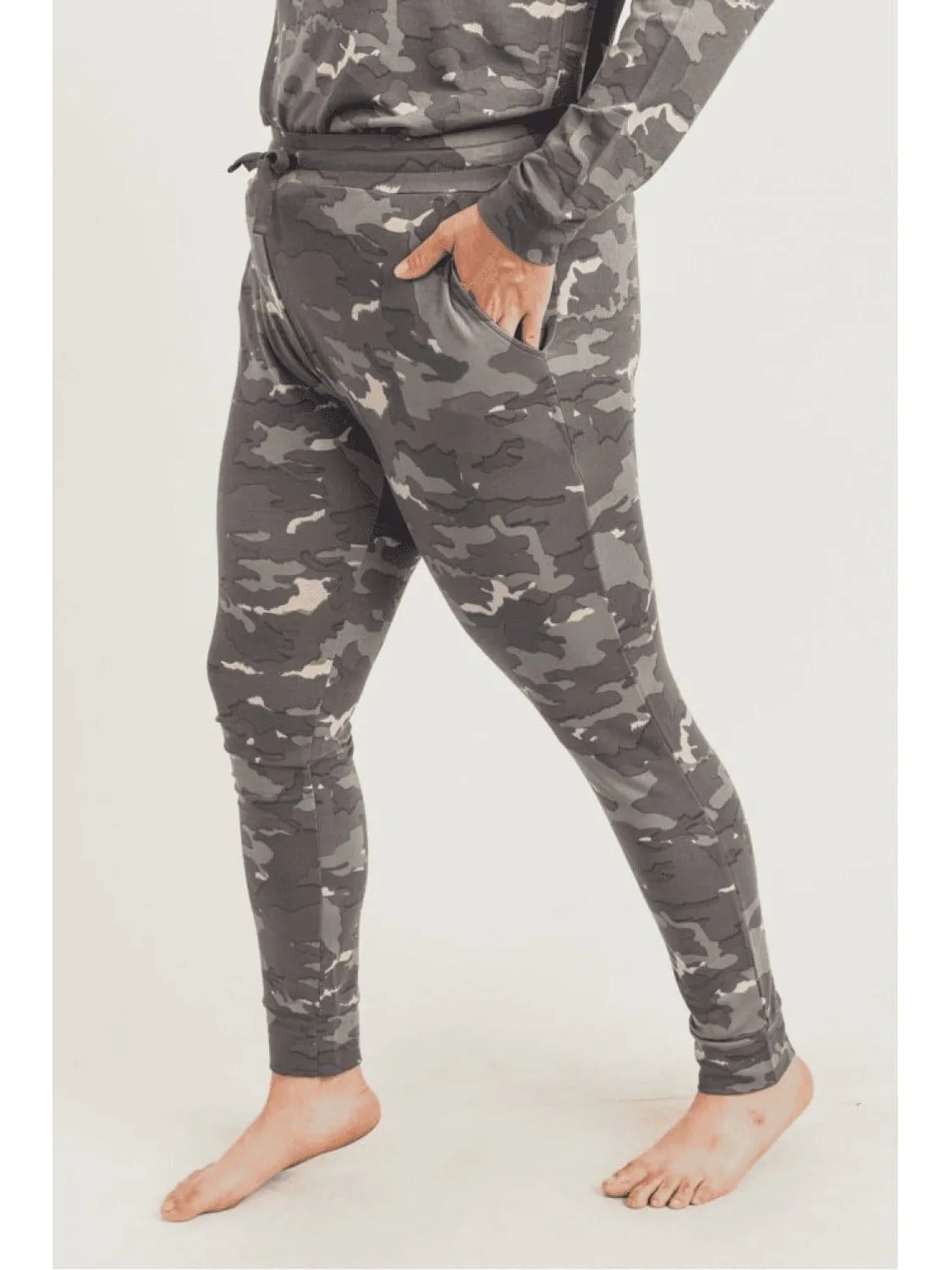 Earth Camo Print Sweatpants