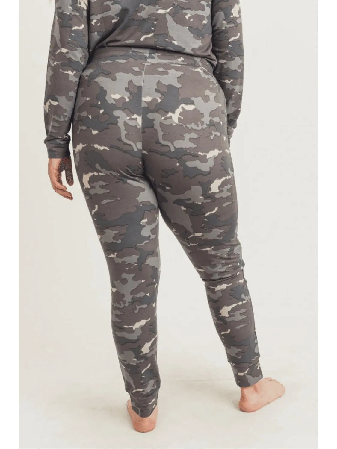 Earth Camo Print Sweatpants