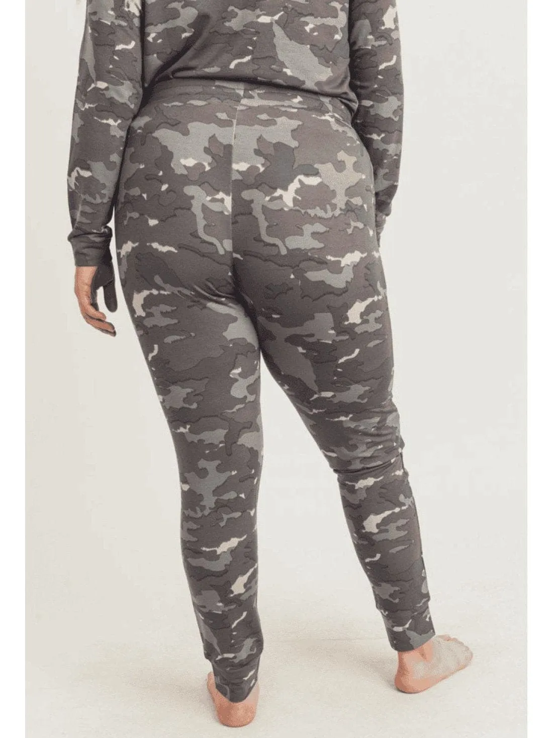 Earth Camo Print Sweatpants