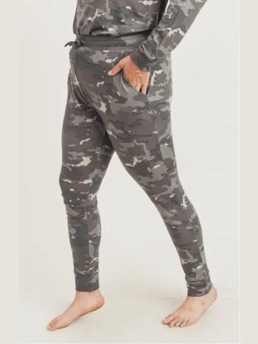 Earth Camo Print Sweatpants