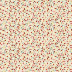 Fabric PINKIE PROMISE YELLOW by Elea Lutz from the My Favorite Things Collection for Poppie Cotton, # FT23709