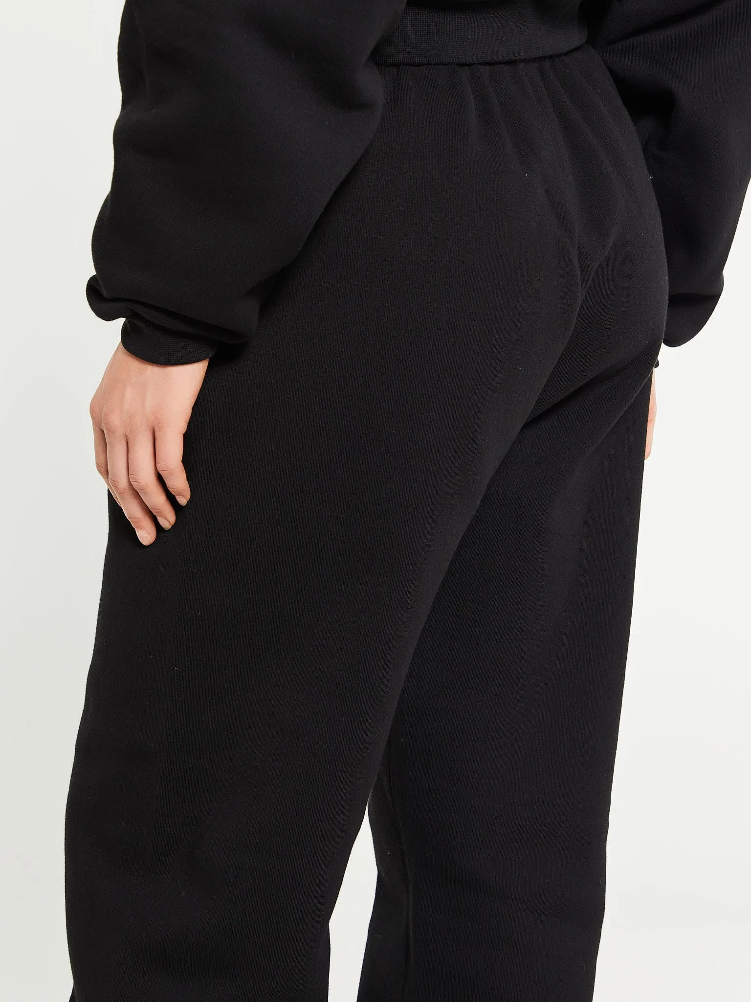 Fleece Sweatpants in Black