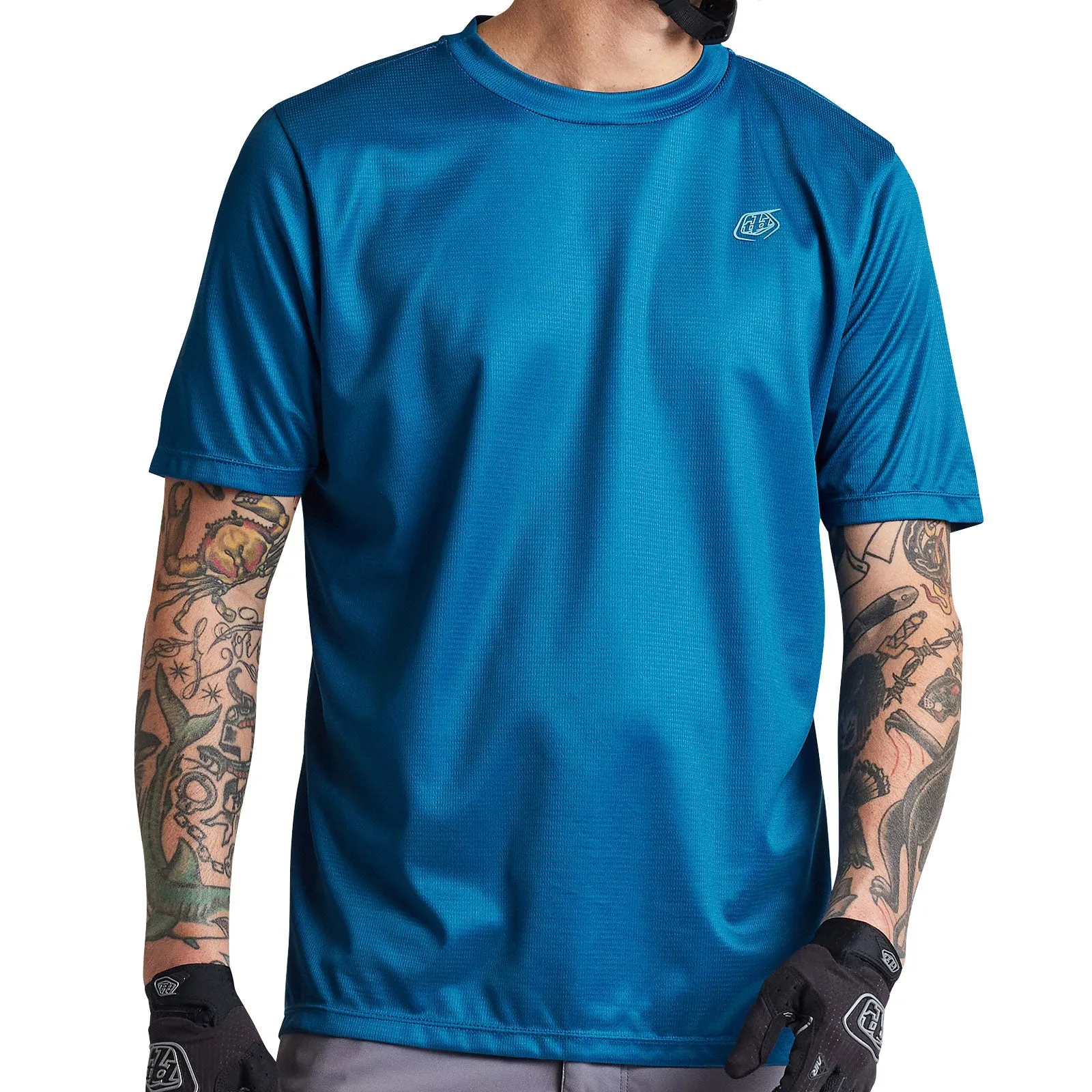 Flowline SS Jersey Solid Slate Blue