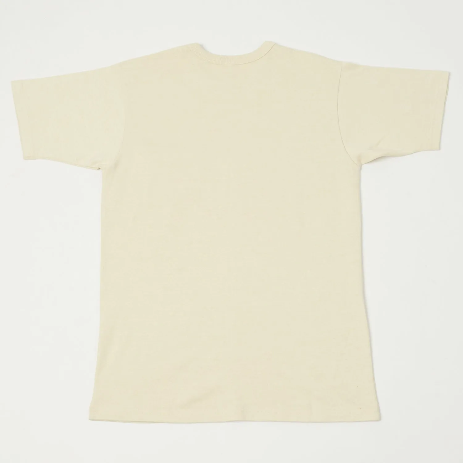 Freewheelers 2325001 Short Sleeve Pocket Tee - Straw Cream