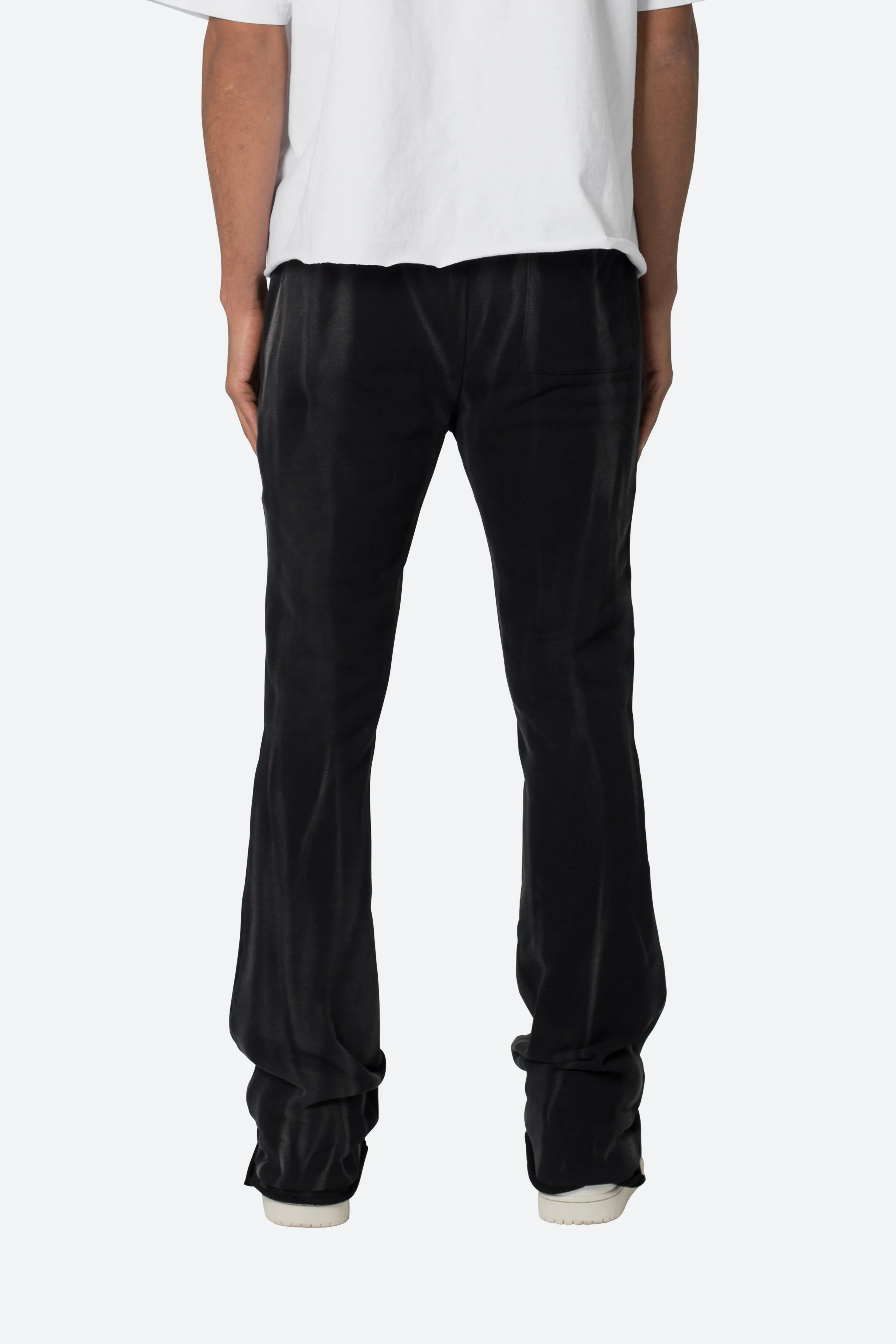 French Terry Flare Sweatpants - Black