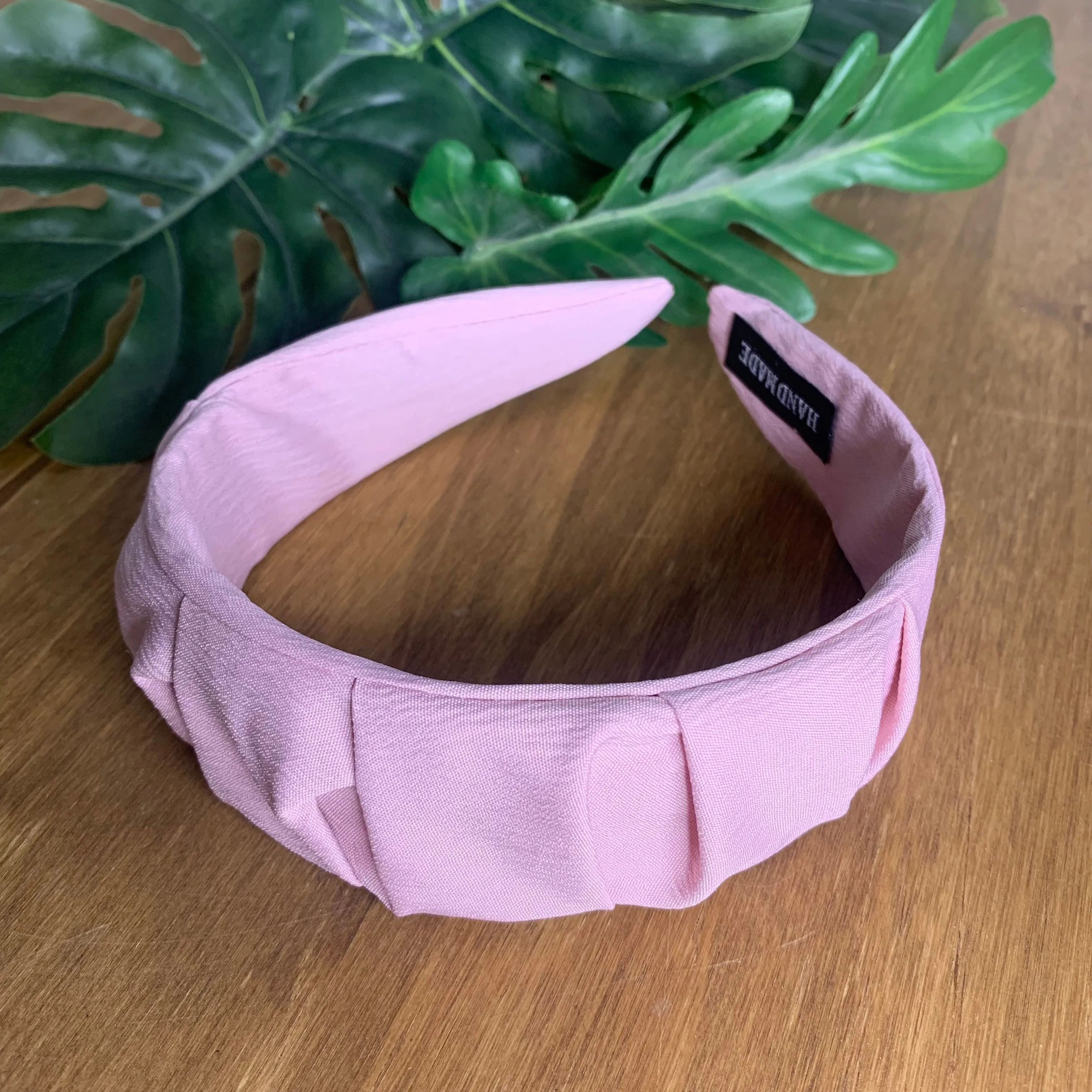 Gathered Fabric Wide Hair Band