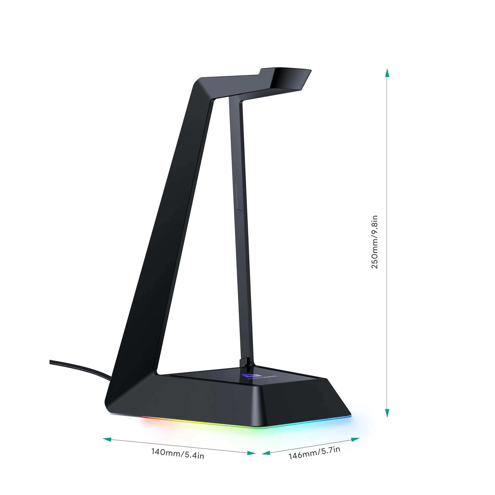 GH-S8 RGB Gaming Headset Stand with 3 USB Ports