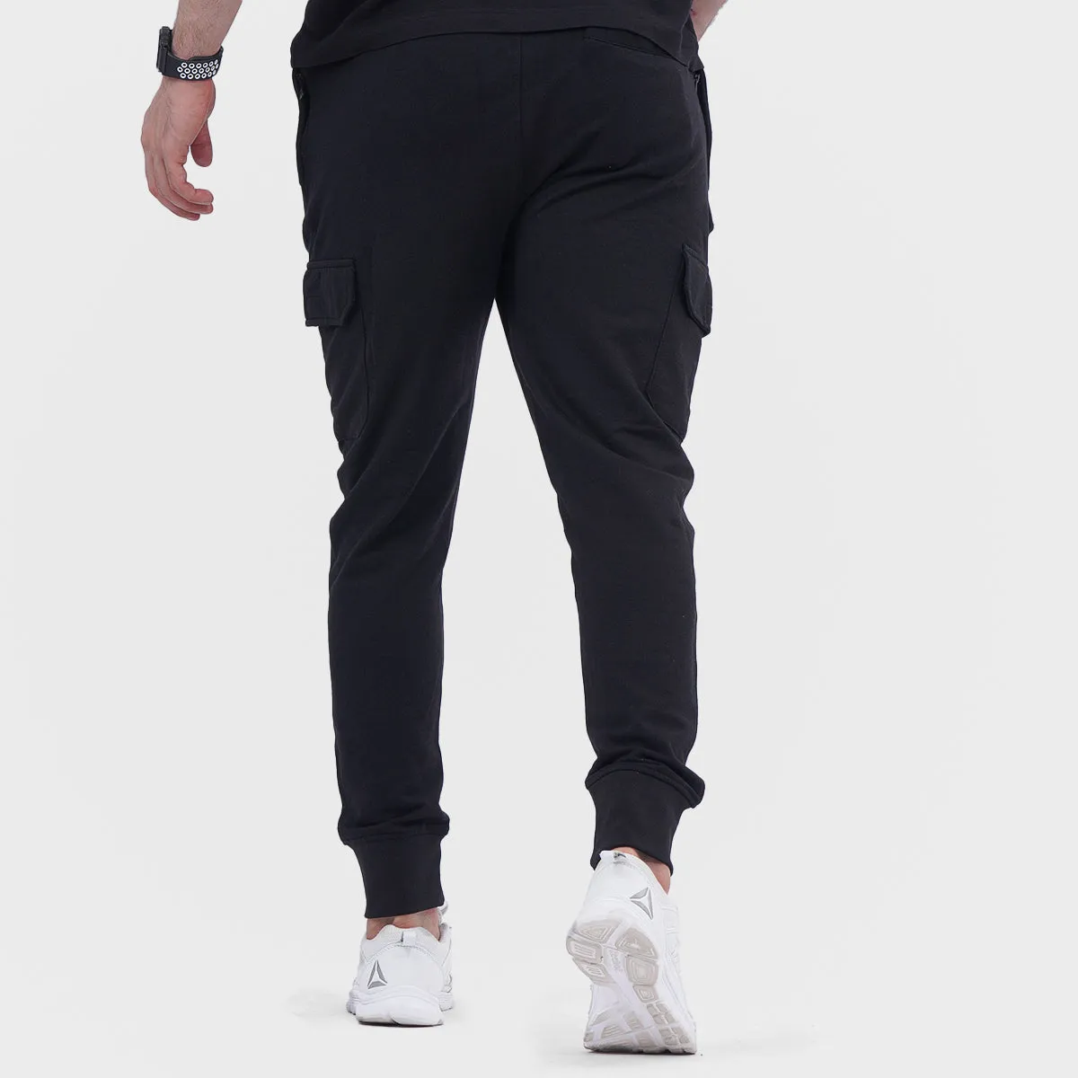 GS - Men 'Black' 4-Way Stretch Terry Trouser GS905