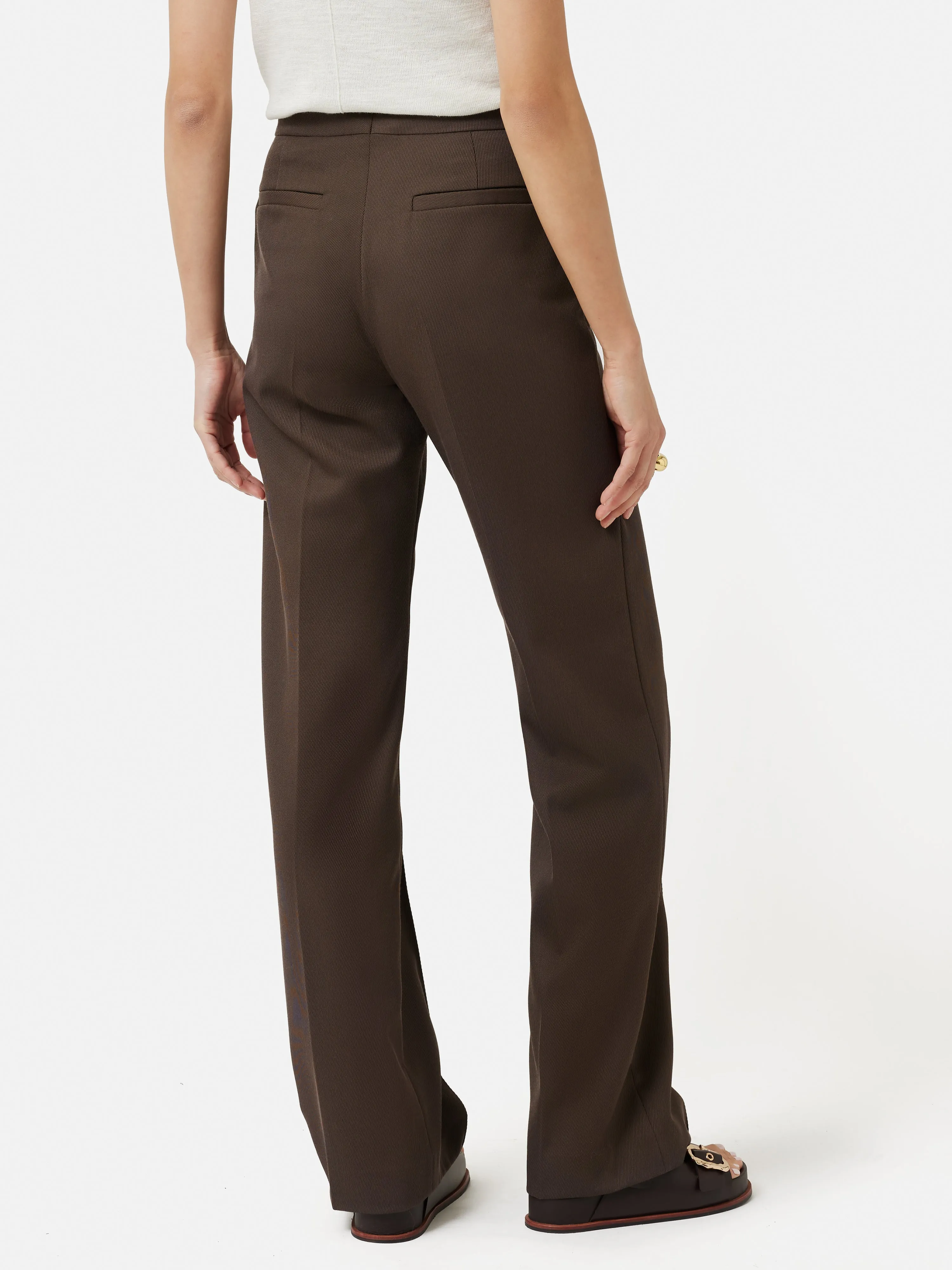 Hale Twill Trouser | Brown