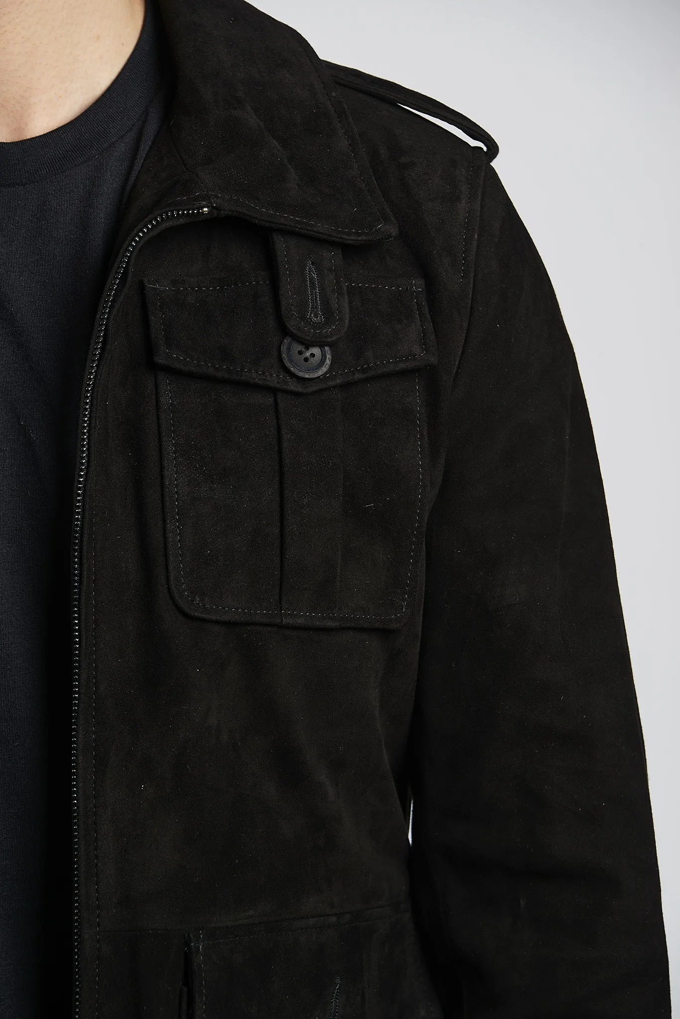 Holloway Patch Pocket Suede Jacket