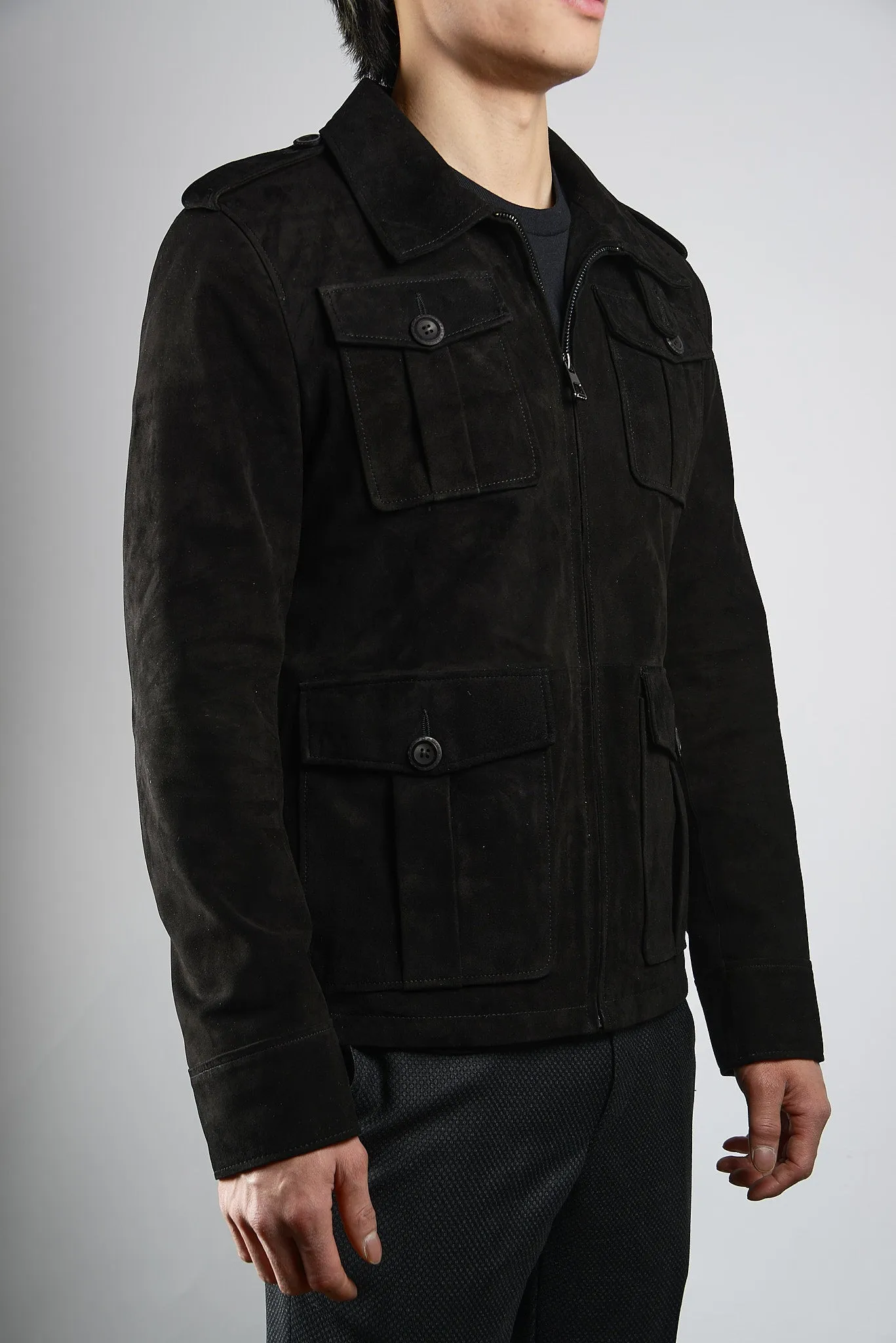 Holloway Patch Pocket Suede Jacket