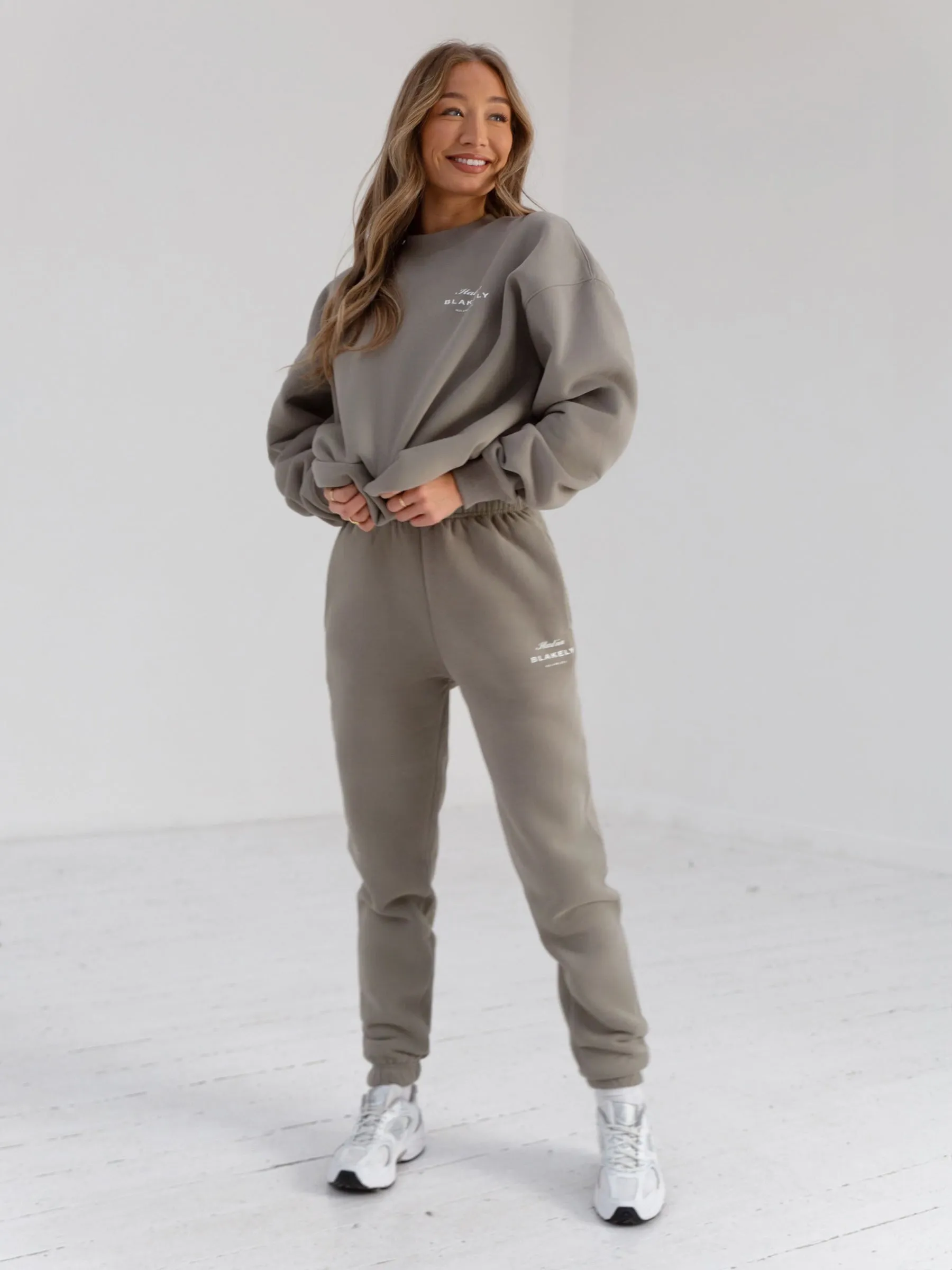 Italia Sweatpants - Stone Grey