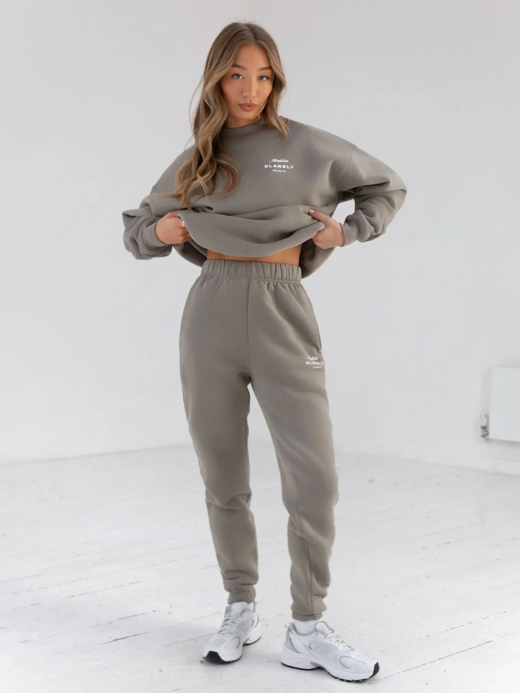 Italia Sweatpants - Stone Grey