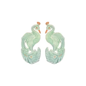 Jade Peacock Earrings