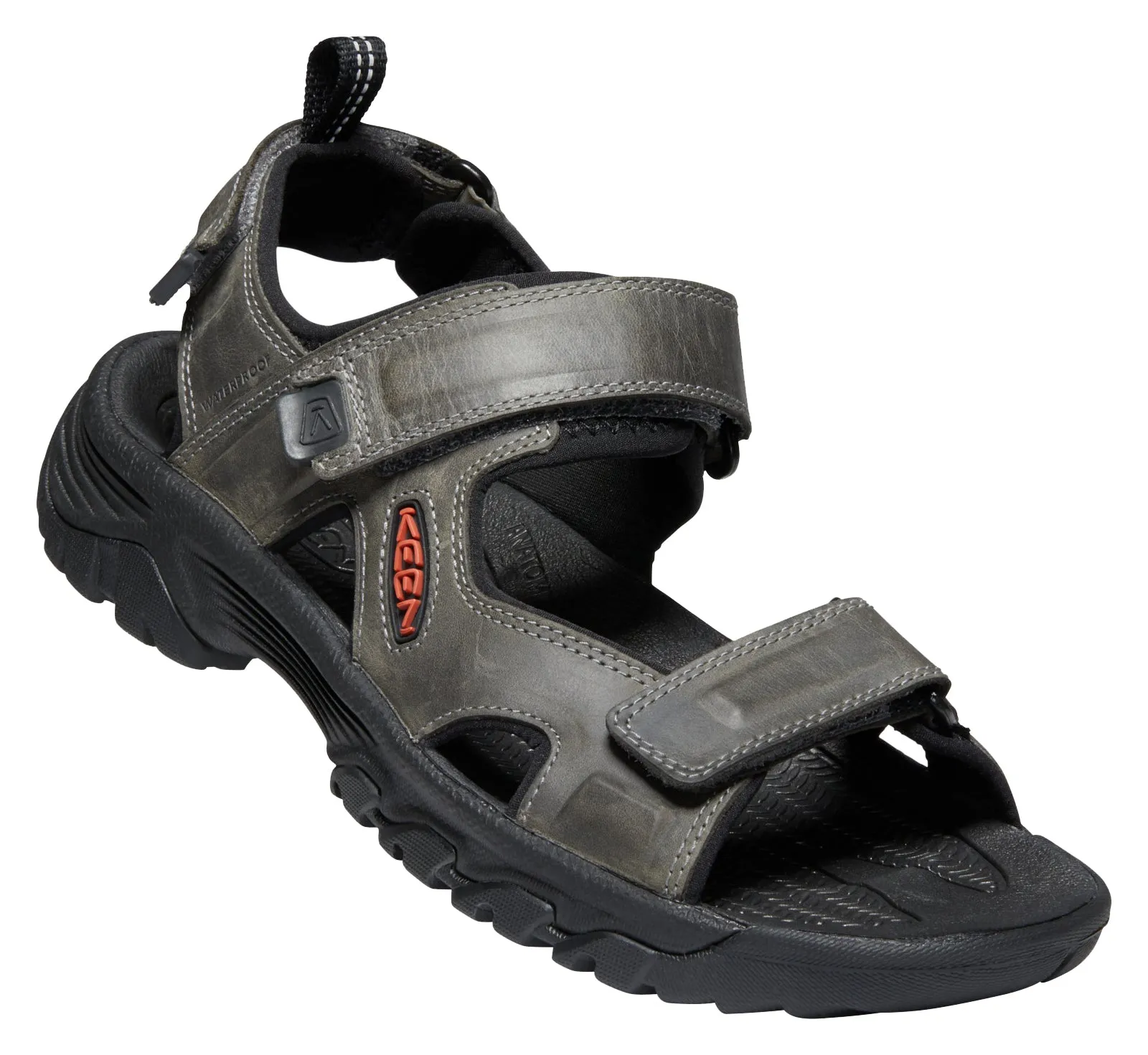 Keen Men's Targhee III Open Toe Sandal Grey Black