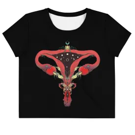 Lilith, Sublimation Crop Top