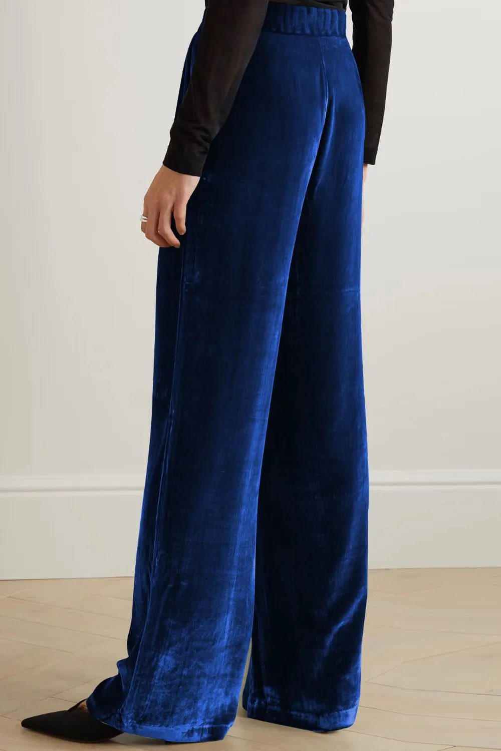 Loose Fit High Waist Long Pants with Pockets