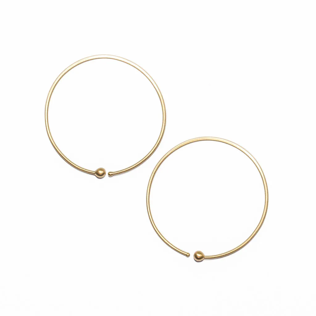 <!--ER730-->loop hoop earrings