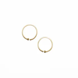 <!--ER730-->loop hoop earrings