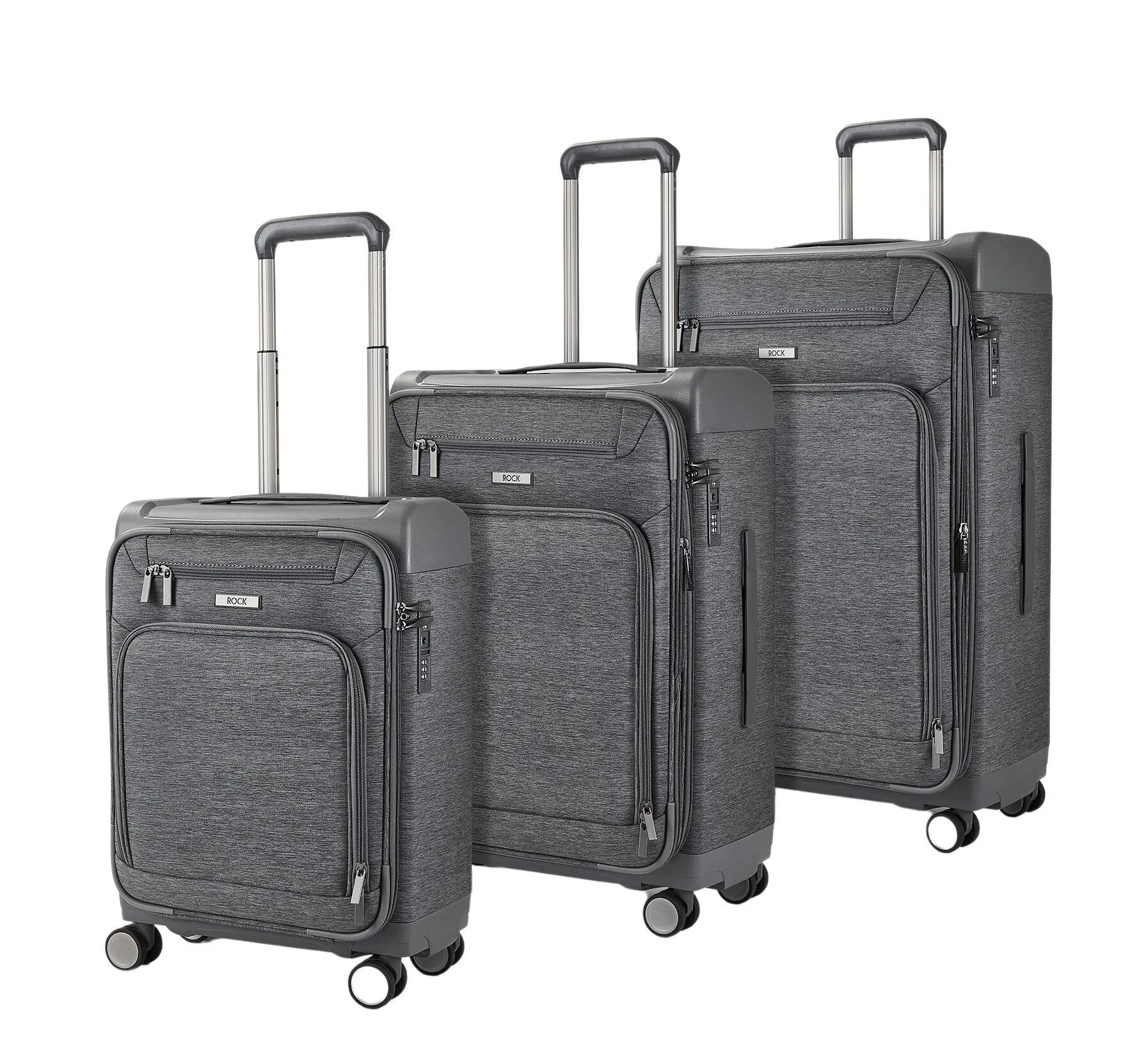 Luggage Suitcase Travel Bag Carry On Hand Cabin Check in Lightweight Expandable 4 Spinner Wheels Trolley Set | Parker