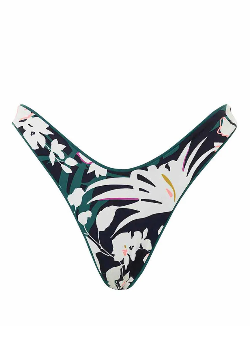 Maaji Brunswick Green Splendour High Leg Bikini Bottom