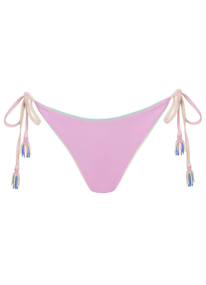 Maaji Candy Palms Sunning Low Rise Tie Side Bikini Bottom