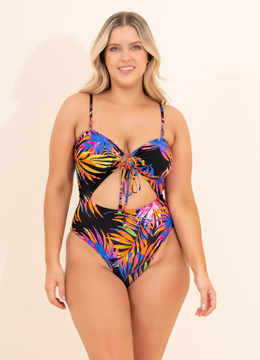 Maaji Midnight Tropics Katy Cut Out One Piece