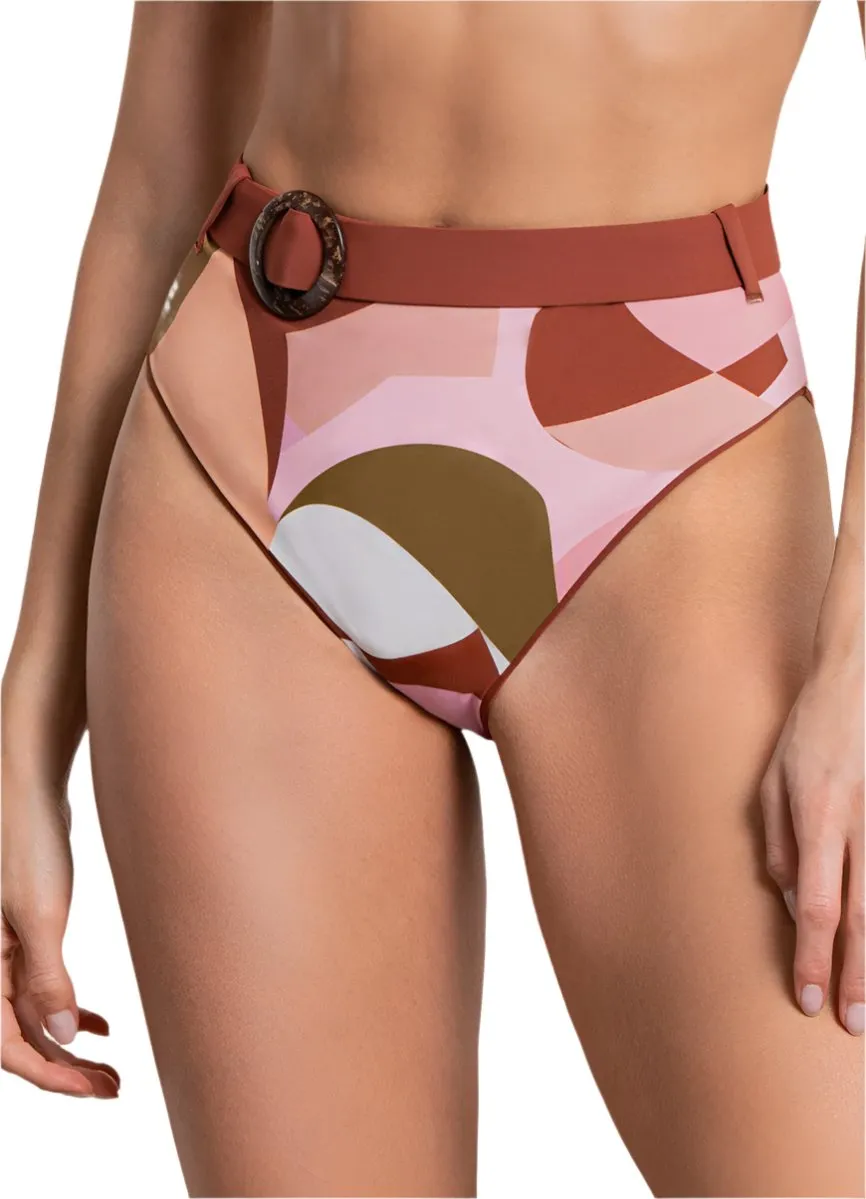 Maaji Moccachino Whitney High Rise/High Leg Bikini Bottom