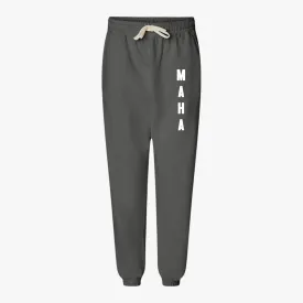 MAHA Unisex Garment-Dyed Lightweight Fleece Sweatpants