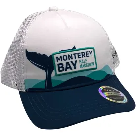 MBHM Trucker - Tech Moldable - White / Navy Bill - Whale Tail Logo