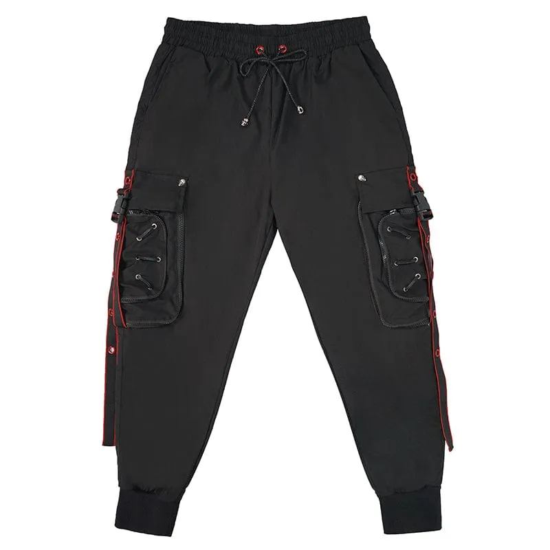 Men's Punk Cargo Pants Joggers