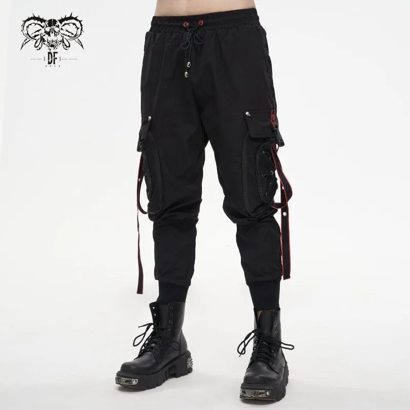 Men's Punk Cargo Pants Joggers