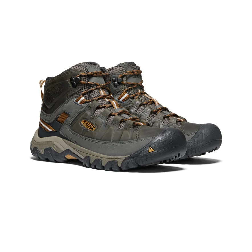 Men's Targhee III Waterproof Mid  |  Black Olive/Golden Brown