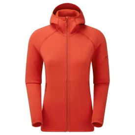 Montane Women's Fury Hooded Fleece Jacket - Saffron Red