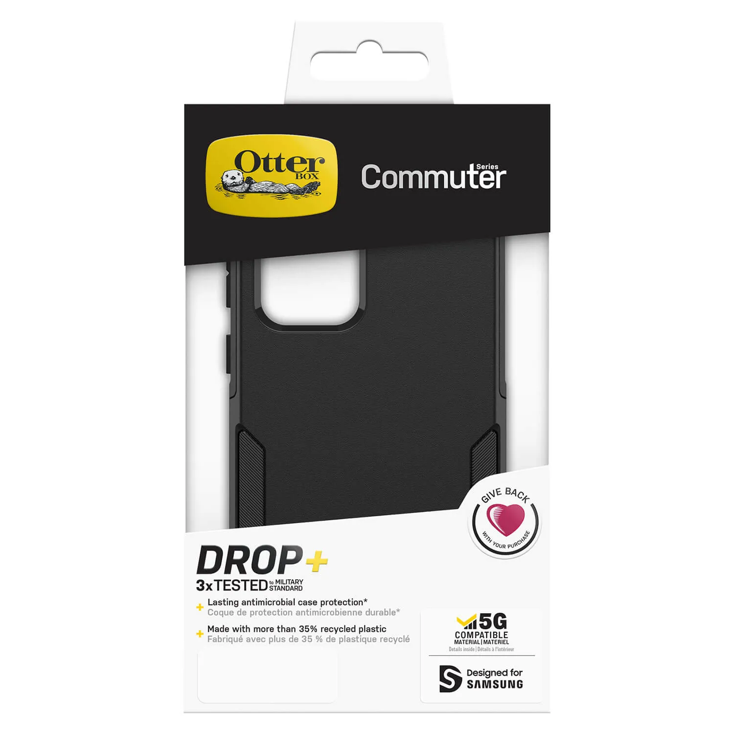 OtterBox Samsung Galaxy S22 Ultra 5G Case Commuter Black