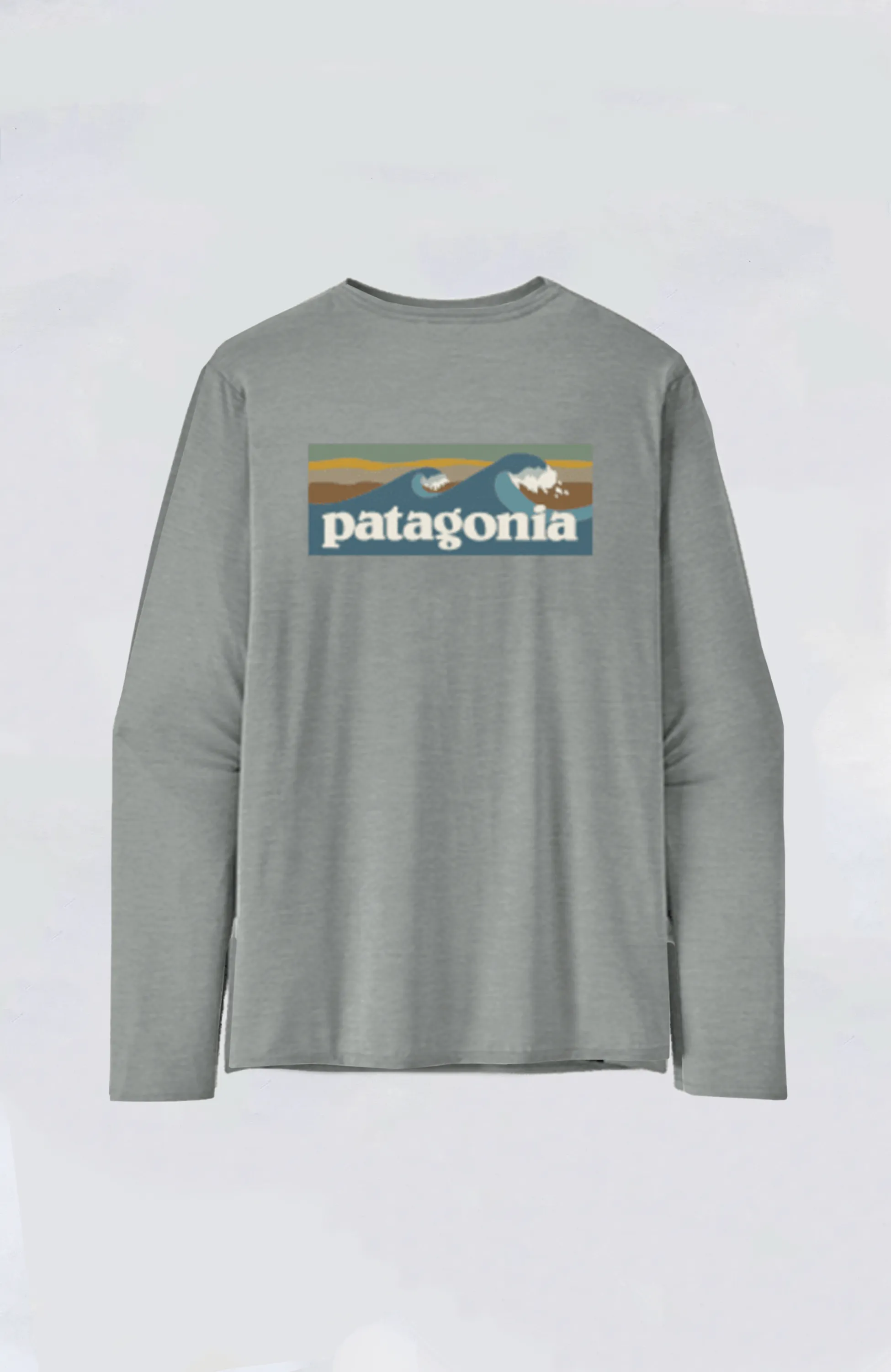 Patagonia - M's L/S Cap Cool Daily Graphic Shirt - Waters