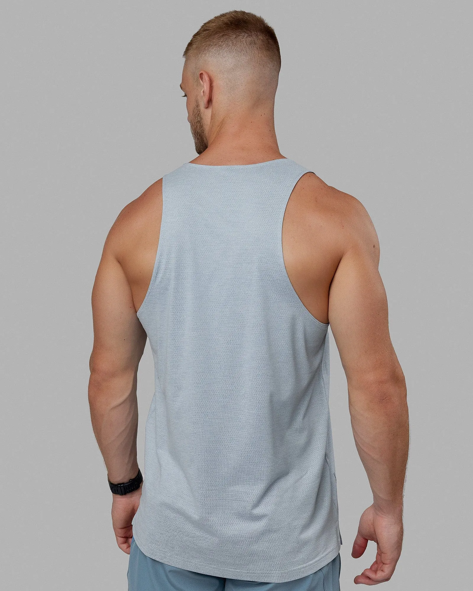 Performance VaporFLX Tank Top - Blue Fog Marl Color