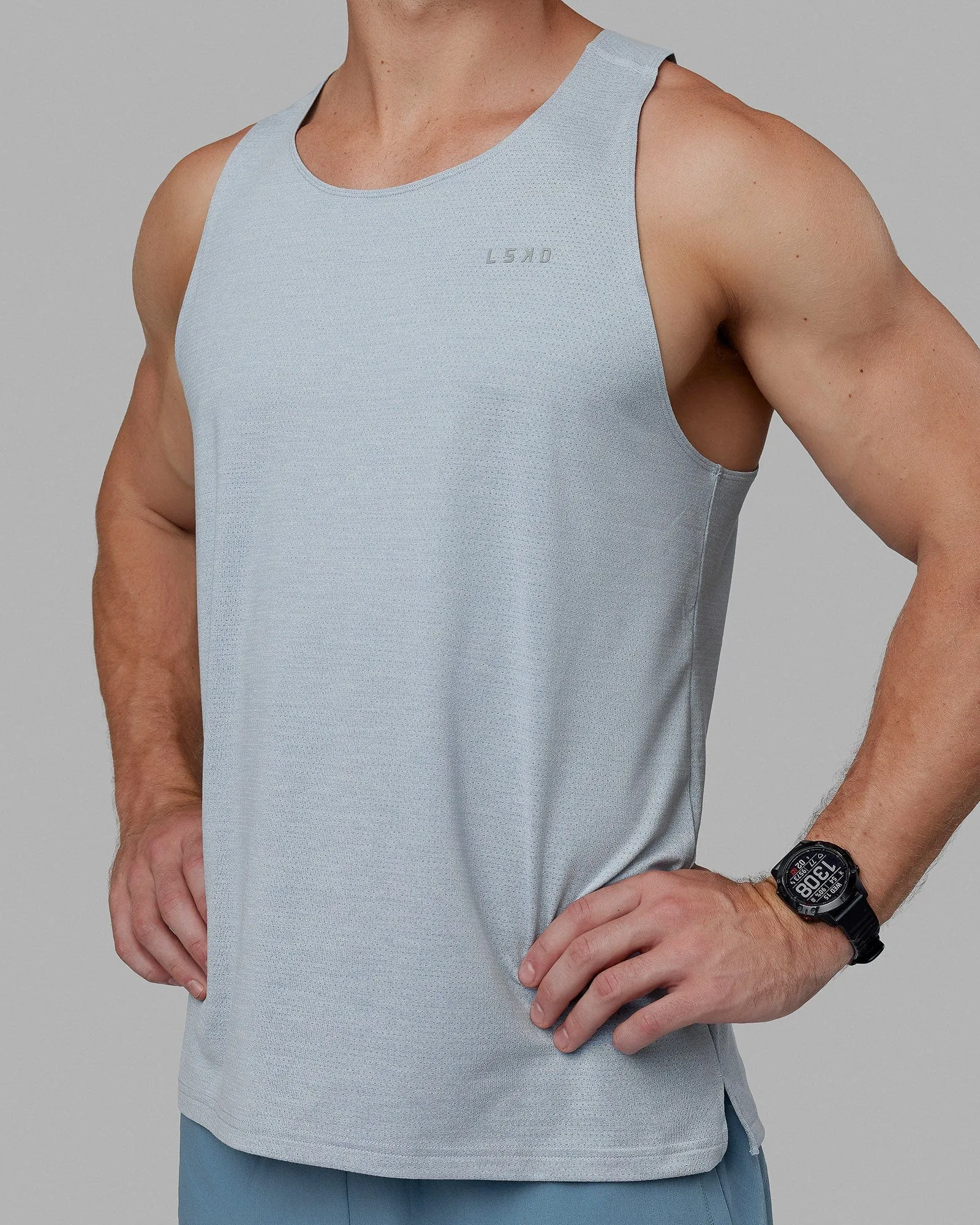 Performance VaporFLX Tank Top - Blue Fog Marl Color