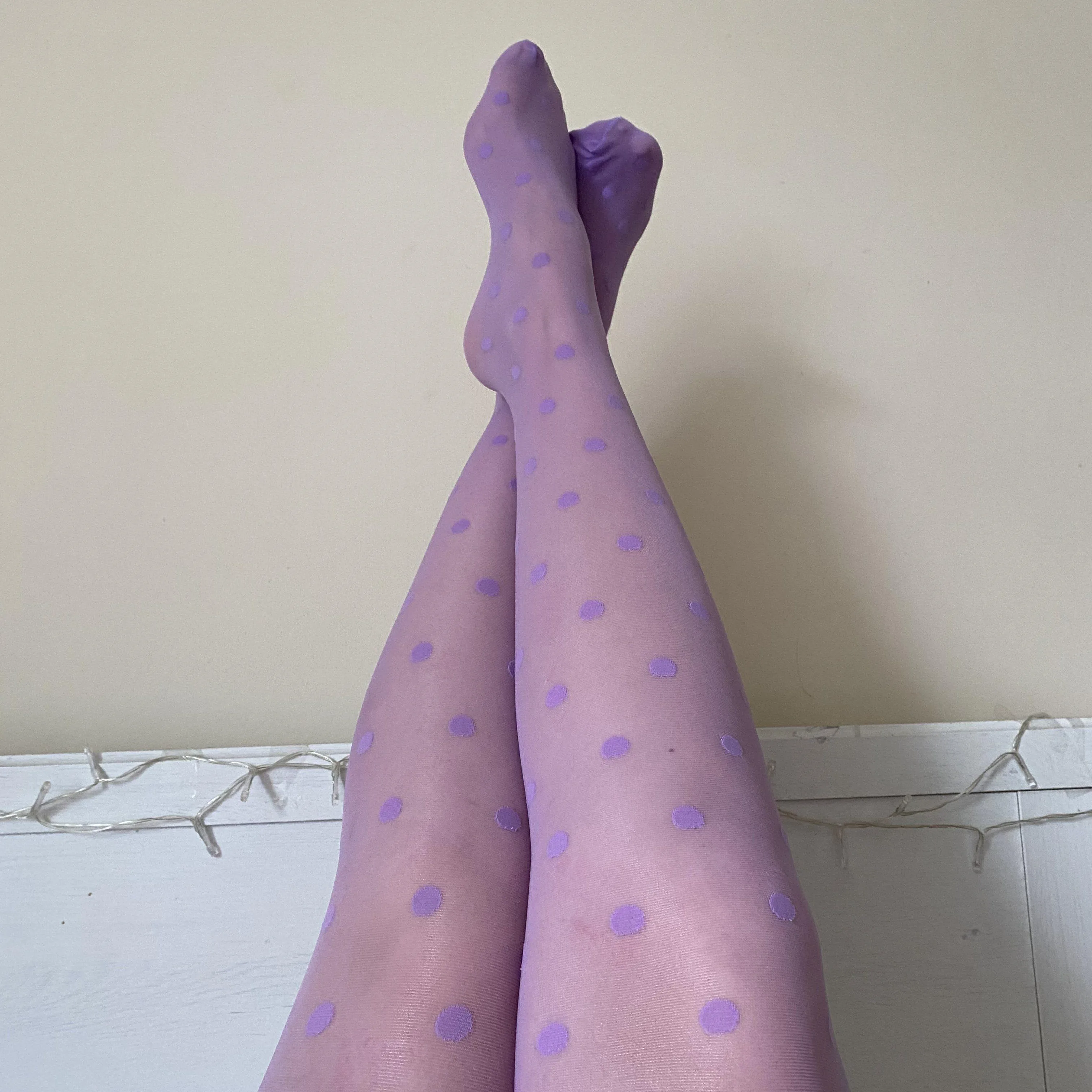 Polka Dot Tights - Cassis de Violet