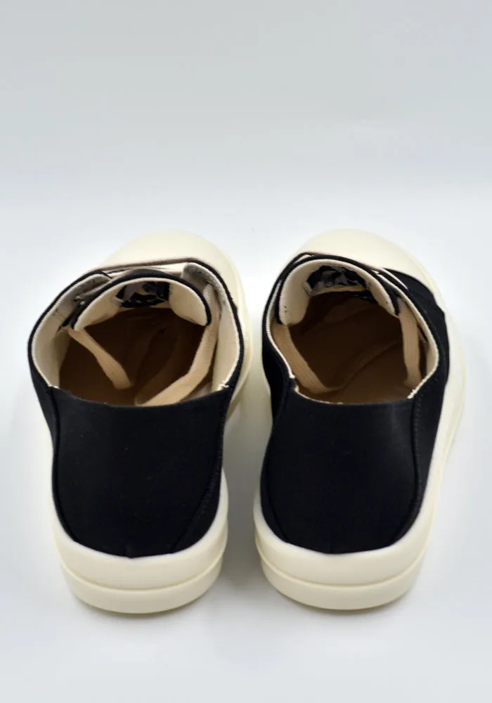 RICK OWENS DRKSHDW DU02D2826 DO SLIP ON DENIM SHOES BLACK/MILK (New Season FW24)