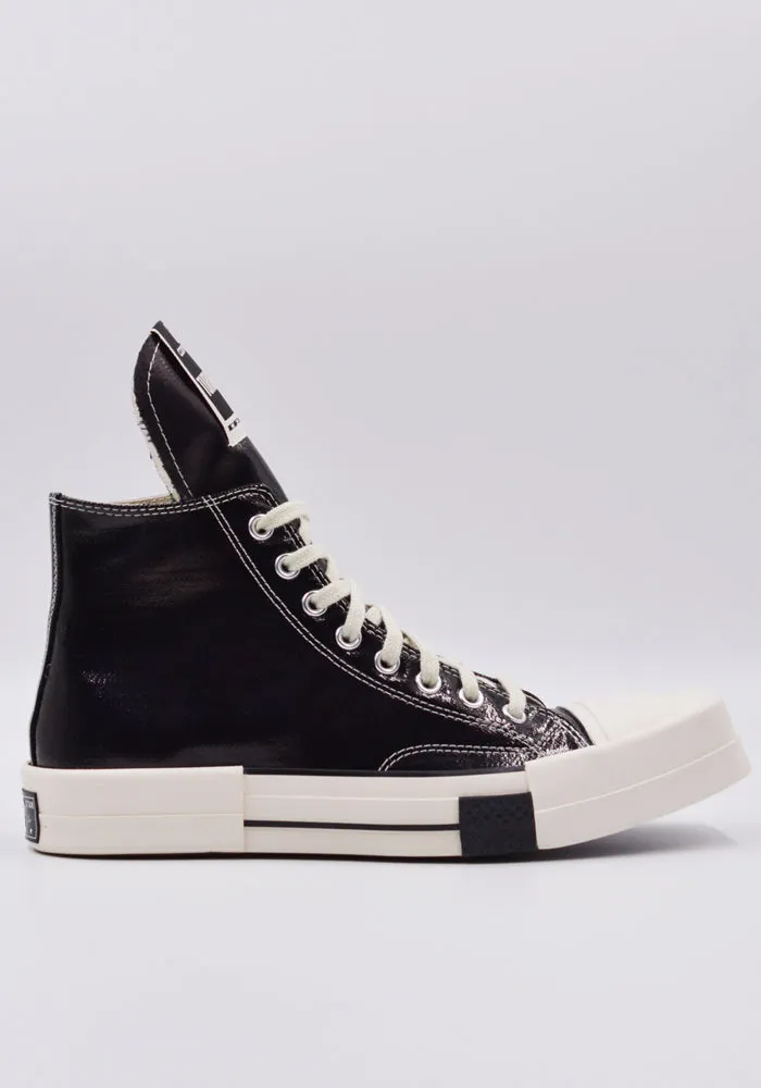 RICK OWENS DRKSHDW x CONVERSE DC01BX291 TURBODRK HI DENIM SHOES BLACK